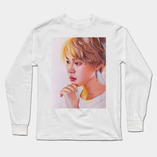 Jimin Long Sleeve T-Shirt by ari-arts